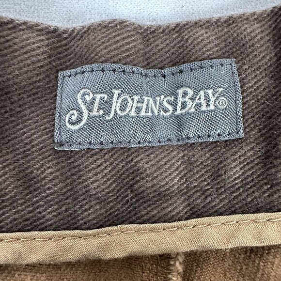 St. John's Bay Mens Khaki Denim Jeans Size 36X32 - Picture 4 of 6